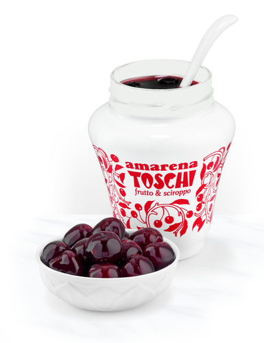 Toschi Amarena Frutto (Sour Cherries) in Syrup Product Image